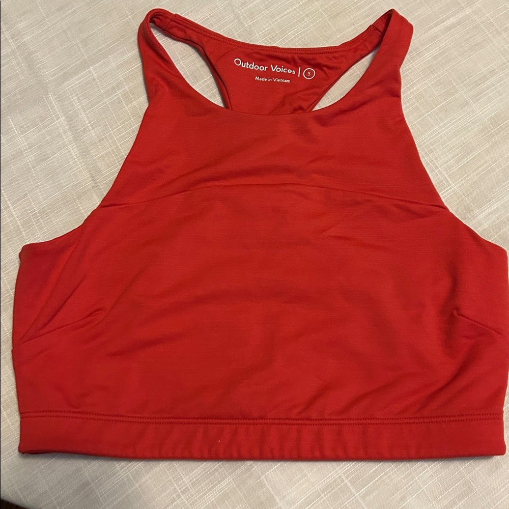 Outdoor Voices Scarlet Active Top